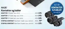Thansen Kontakter og kabler tilbud
