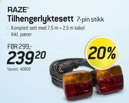 Thansen Tilhengerlyktesett tilbud