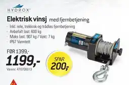Thansen Elektrisk vinsj tilbud