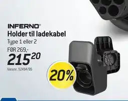 Thansen Holder til ladekabel tilbud