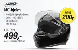 Thansen MC-hjelm tilbud