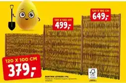 jem & fix RUSTIKK LEVEGG I PIL tilbud