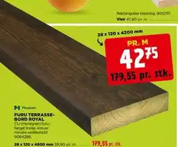 jem & fix FURU TERRASSEBORD ROYAL tilbud