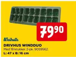 jem & fix DRIVHUS WINDDUO tilbud