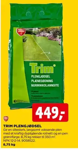 jem & fix TRIM PLENGJØDSEL tilbud