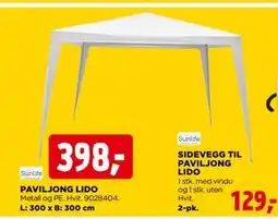 jem & fix SIDEVEGG TIL PAVILJONG LIDO tilbud