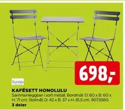 jem & fix KAFÉSETT HONOLULU tilbud