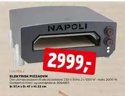 jem & fix ELEKTRISK PIZZAOVN tilbud