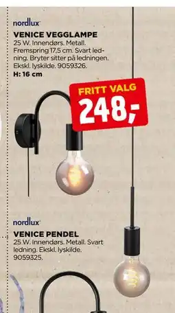 jem & fix VENICE PENDEL tilbud