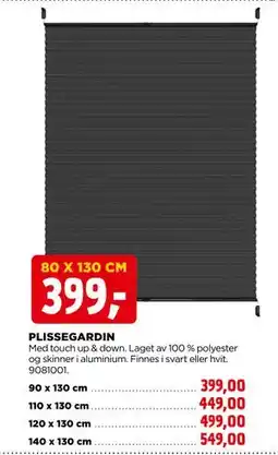 jem & fix PLISSEGARDIN tilbud