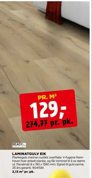 LAMINATGULV EIK