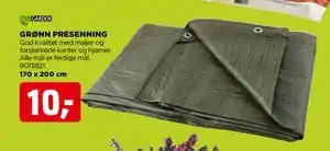 jem & fix GRØNN PRESENNING tilbud