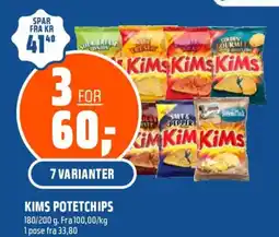 Coop Obs Kims potetchips tilbud