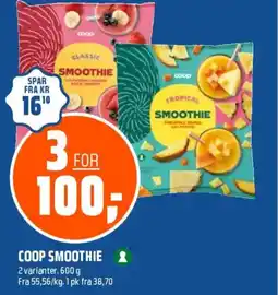 Coop Obs Coop smoothie tilbud