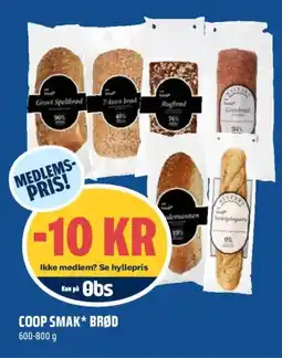 Coop Obs Coop smak* brød tilbud