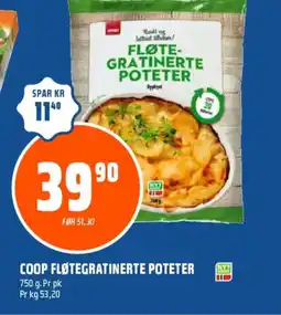 Coop Obs Coop fløtegratinerte poteter tilbud