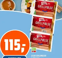 Coop Obs Gilde grillpølser tilbud