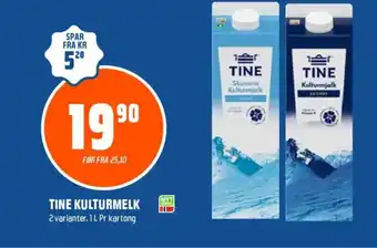 Coop Obs Tine kulturmelk tilbud