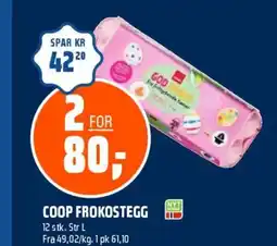 Coop Obs Coop frokostegg tilbud
