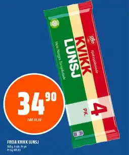 Coop Obs Freia kvikk lunsj tilbud
