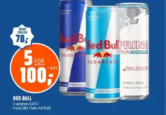 Coop Obs Red bull tilbud