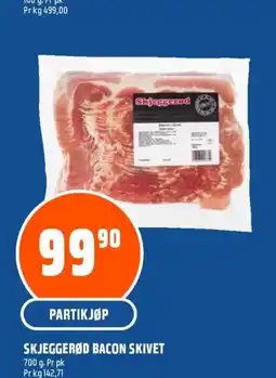 Coop Obs Skjeggerød bacon skivet tilbud