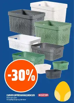 Coop Obs Curver oppbevaringsbokser tilbud