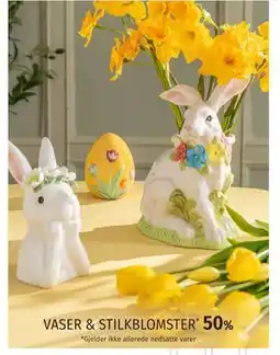 Nille VASER & STILKBLOMSTER tilbud