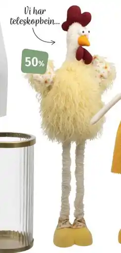 Nille Bjarne hane m/teleskopbein, 60-95cm tilbud