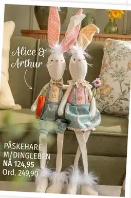 Nille PÅSKEHARE M/DINGLEBEN tilbud