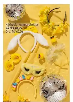 Nille Hårbøyler og morobriller tilbud