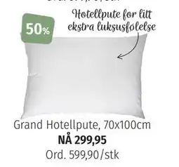 Nille Grand Hotellpute, 70x100cm tilbud