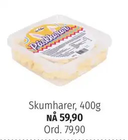 Nille Skumharer, 400g tilbud
