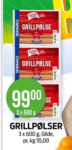 Kiwi GRILLPØLSER tilbud