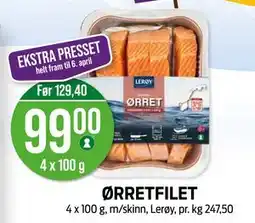 Kiwi ØRRETFILET tilbud