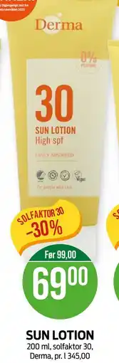 Kiwi SUN LOTION tilbud