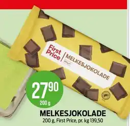 Kiwi MELKESJOKOLADE tilbud