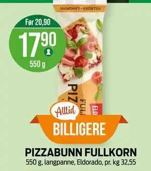 Kiwi PIZZABUNN FULLKORN tilbud