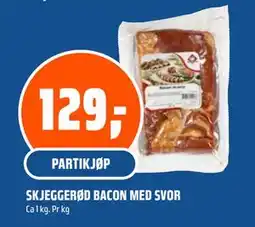 Coop Obs SKJEGGERØD BACON MED SVOR tilbud