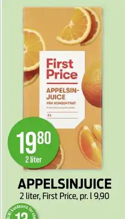 Kiwi APPELSINJUICE tilbud