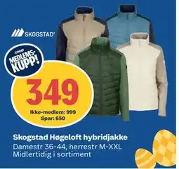 Coop Obs Skogstad Høgeloft hybridjakke tilbud