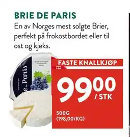 Jacobs BRIE DE PARIS tilbud