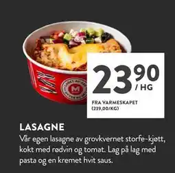 Jacobs LASAGNE tilbud