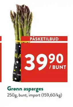 Jacobs Grønn asparges tilbud