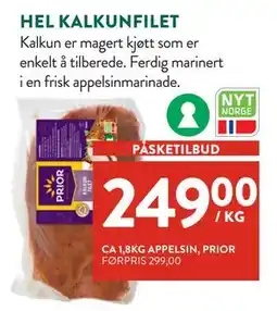 Jacobs HEL KALKUNFILET tilbud