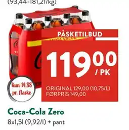 Jacobs Coca-Cola Zero tilbud