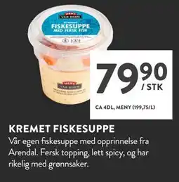 Jacobs KREMET FISKESUPPE tilbud