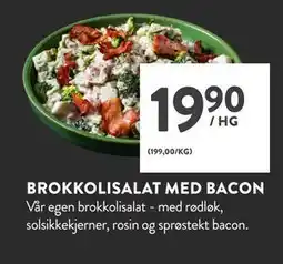 Jacobs BROKKOLISALAT MED BACON tilbud
