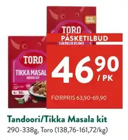 Jacobs Tandoori/Tikka Masala kit tilbud