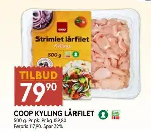 Coop Mega COOP KYLLING LÅRFILET tilbud